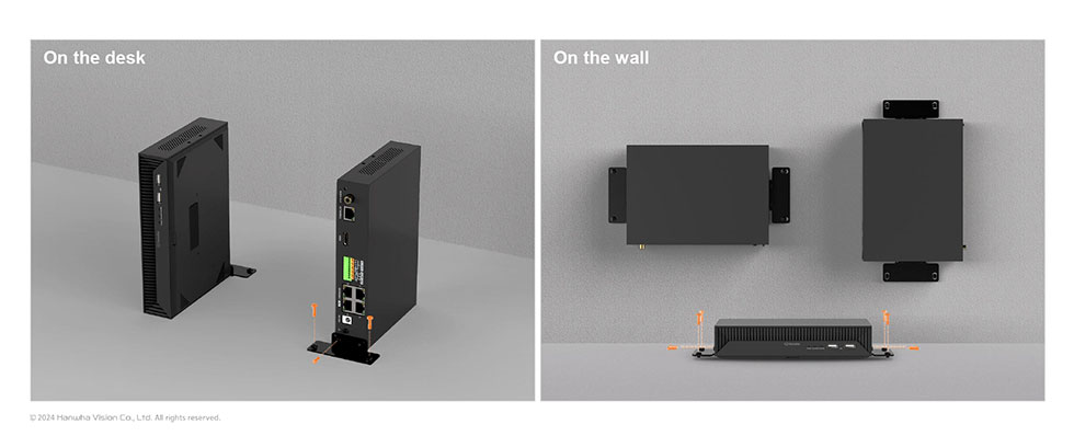 SSD-NVR_On the desk_On the wall